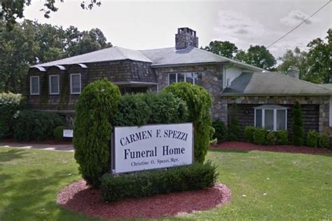 Carmen spezzi funeral home - Funeral services will take place on Wednesday 8:45am from the Carmen F. Spezzi Funeral Home, 15 Cherry Ln, Parlin with a 9:30 Funeral Mass at St. Bernadette’s Church in Parlin. A burial will follow at Christ Church Cemetery in South Amboy. Letters of condolence, completed funeral details, and directions may be found by visiting www ...